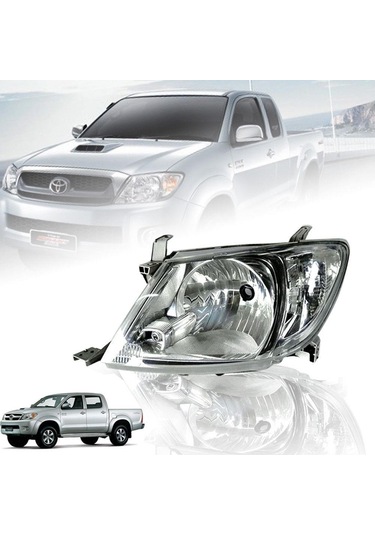 Toyota Uyumlu Hilux Vigo Sol Ön Far Beyaz Sinyalli 2008-2010 N11.2744