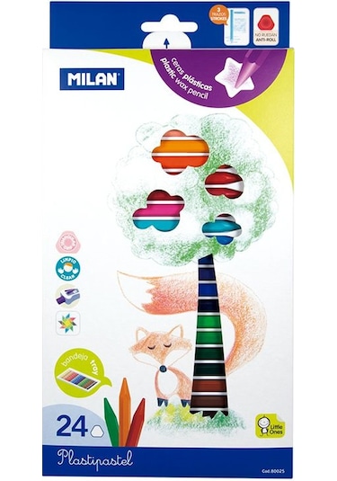 Milan 80025 Plastipastel Mum Pastel Boya 24Lü N11.4928