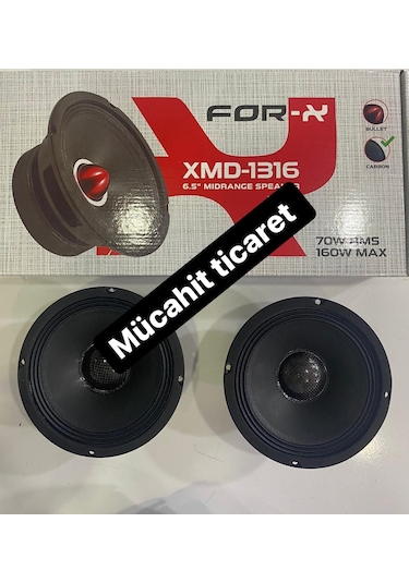 Forx Paket Set 30cm Bass 16cm Midrange Forx 4kanallı Anfi 4x60rms