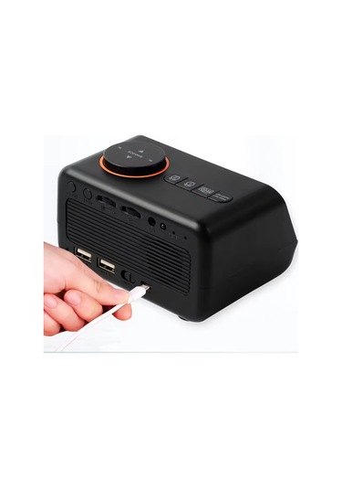 Shopytech Fm Radyo Dijital Çalar Saat Led Ekranlı Masa Saati Sıcaklık Nem Göstergesi 2 Usb Şarj Çıkı Beyaz
