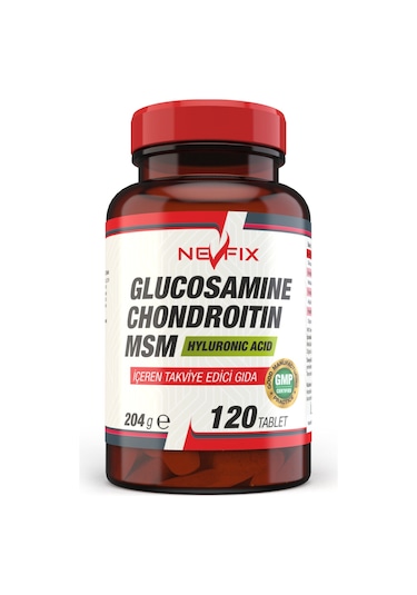Nevfix Glucosamine 120  Tablet Chondroitin Msm Yumurta Kabuğu Zarı