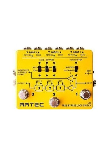 Artec Ls-3 3 Kanal Loop Switch Pedal