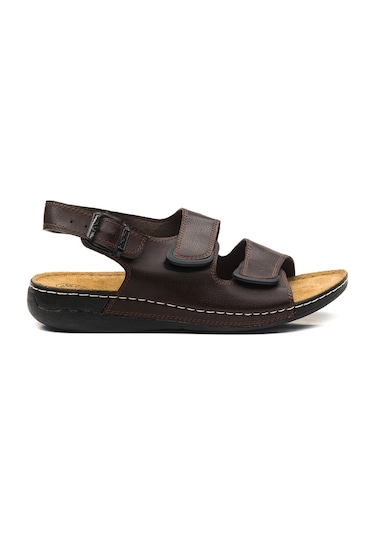 Carlaverde Anatomic Erkek Sandalet 140230 Kahve Kahverengi