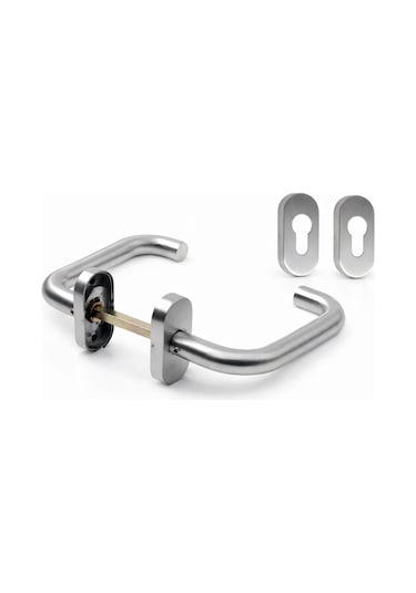 Assa Abloy Ahw600uu00 Çift Taraflı Basma Kol Seti Yangın Dayanımlı