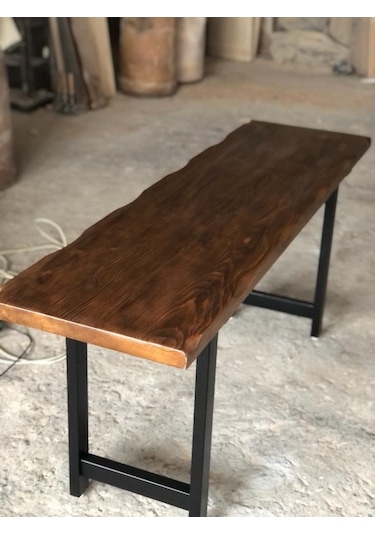 Bintaşmobilya Kütük Bar Masası 180X50X105.Cm