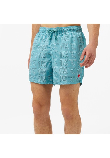 Unıted4 Erkek Mavi Mayo Şort Naga Mavi
