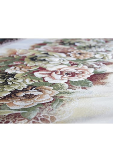 Golden Rose Love Lüx Püsküllü Runner Krem