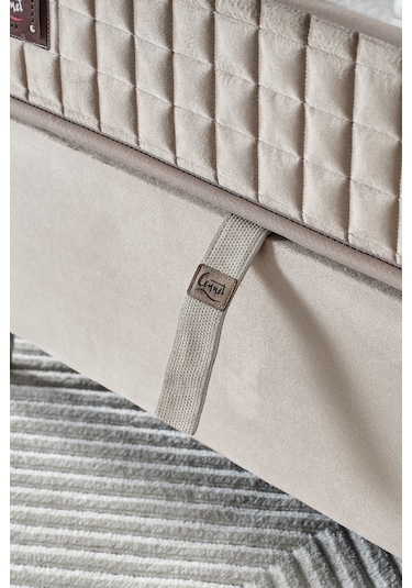 Manolya Tek Kişilik Sandıklı Baza Antibakteriyel Ortopedik Paket Yaylı Yatak 3 Lü Set 90 x 190