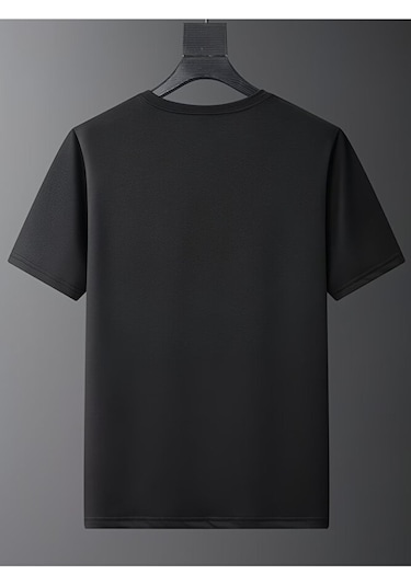 Nevermind Sevgili Kombini Tişört 2 Li Set Unisex Minimal Yüz Baskılı Çift T Siyah