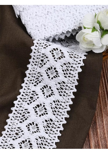 Kruzhevo Nakış Ve El İşi İçin Örgü Boncuk Şerit 75 Mm 10 M 160251870