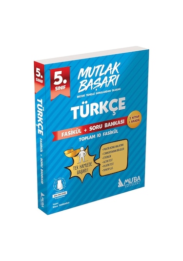 5.Sınıf Mutlak Başarı Türkçe Fasikül ve Soru Bankası -  Muba Yayınları