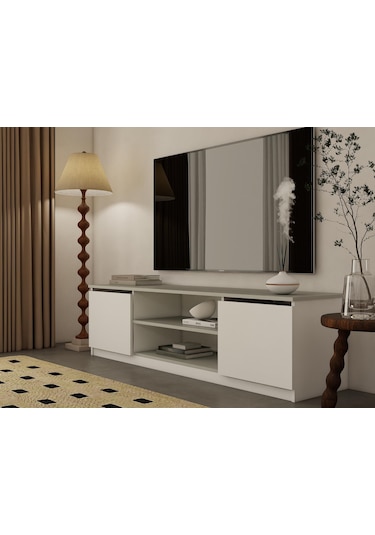 Bade Tv Ünitesi Külgri-beyaz Gri