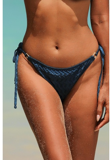 Olympos Petrol Mavisi Dolgusuz Üçgen Bikini Takım Petrol Mavisi