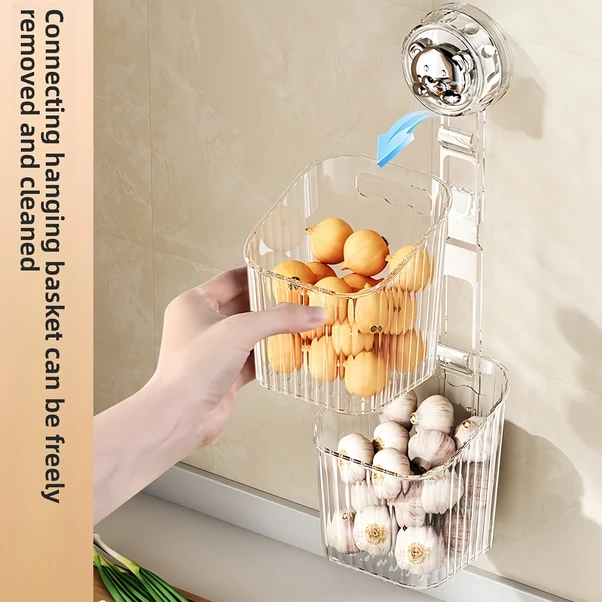 Sunshine011 3'lü Şeffaf Saklama Kutusu, Mutfak Ve Banyo Organizer Sepetleri, Raflı Yığılabilir Şeffaf Renk