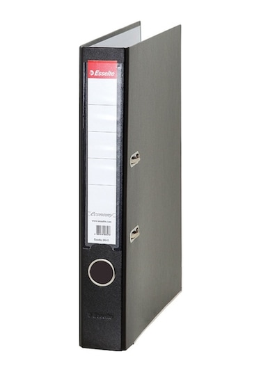 Esselte Klasör Plastik Dar Siyah 9945