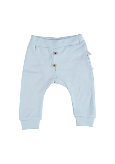 Erkek Bebek Penye Pantolon Mavi