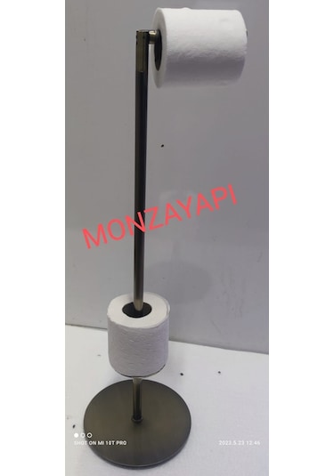 Lüx Yedekli Tuvalet Kağıtlık Standı Antik