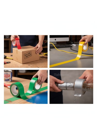 Çok Amaçlı Su Geçirmez Sızdırmaz Dayanıklı Boru Çatlak Onarım Izolasyon Tamir Bandı 48mm 10mt 5'li Paket