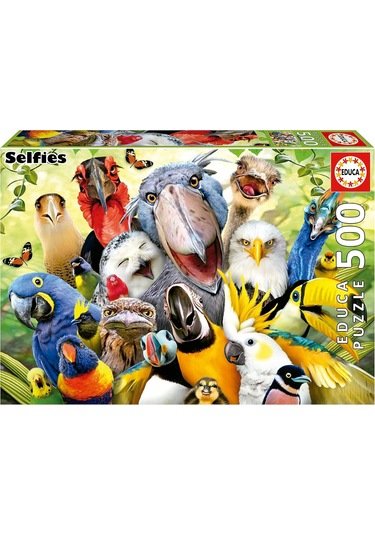 Educa 500 Parça Kuş Selfiesi Puzzle - Watch The Birdie - 19622