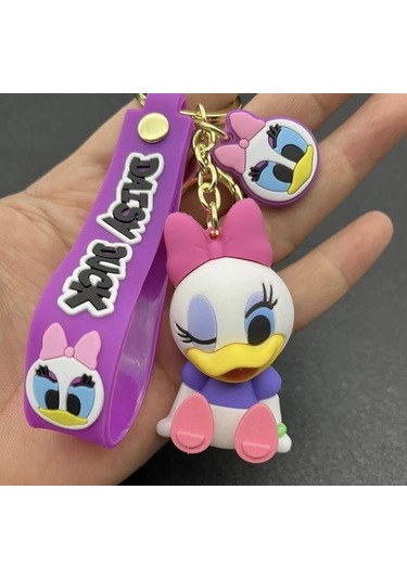 Piraye Gift Daisy Duck Slikon Anahtarlık Çanta Süsü-1199