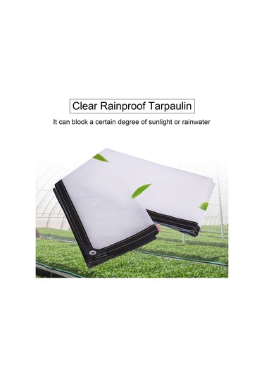 Monyee 2 3m Pvc Transparent Bahçe Bitki Koruyucu Filmi - Isı Saklama, Yağmur Engelleme, Kış Soğuktan Koruma