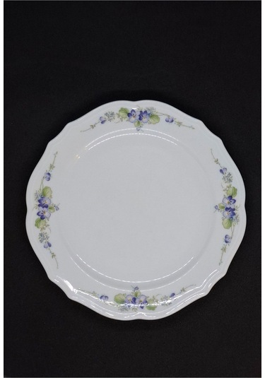 Röslau Menekşe Vintage Çay Fincanı 3 Parça 210 Ml Mor-beyaz