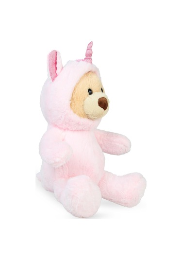 Halley Oyuncak Boynuzlu Ayı 40 Cm - Pembe Standart Pembe