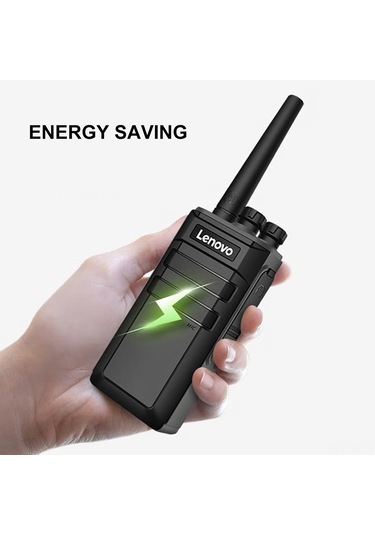 Reedark Lenovo N7 Walkie Talkie 430-440mhz 16 Kanal 3-10 Km Menzil 1700mah Pil Engellere Dayanıklı Siyah Gri Euro Standartı
