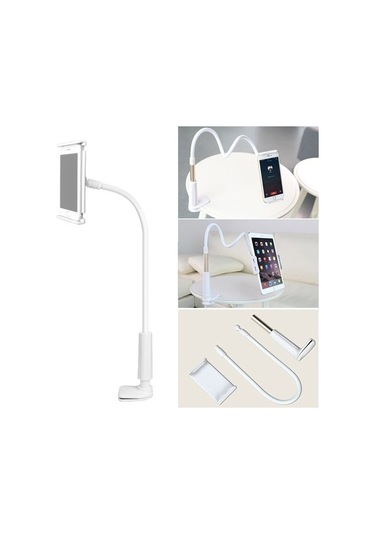 Muduan 2li Çeken Chuck Siyah İle Çıkarılabilir 2 Aşamalı Tembel Braket Beyaz Vantuzlu Gb03d9