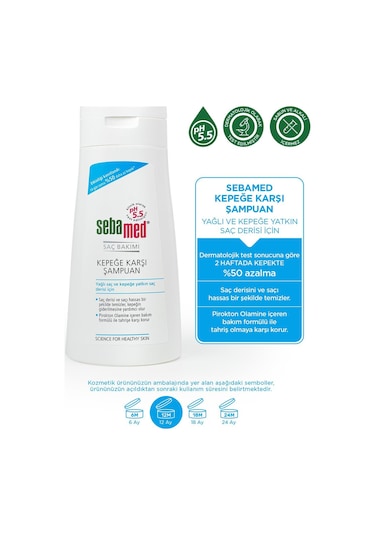 Sebamed Kepek Karşıtı Pirokton Olamin İçerikli Yağlanma Önleyici Etkili Şampuan 400 ML