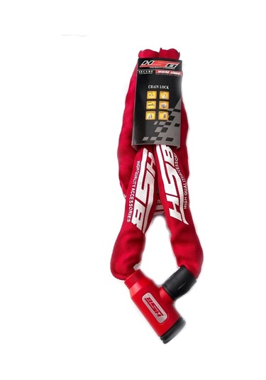 Kilit Hsb Zincir 6 1500mm Kırmızı Hsb-104