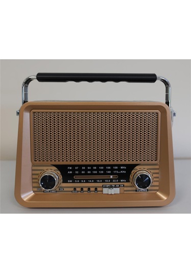 Everton Rt-756 Bluetooth Fm-usb-tf-aux Şarjlı Nostaljik Radyo