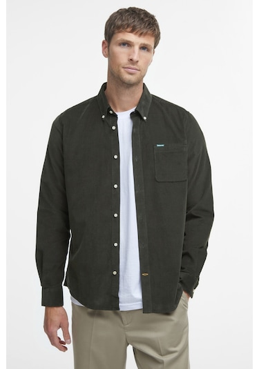 Barbour Ramsey Tailored Cord Gömlek Gn91 Forest Gn91 Forest