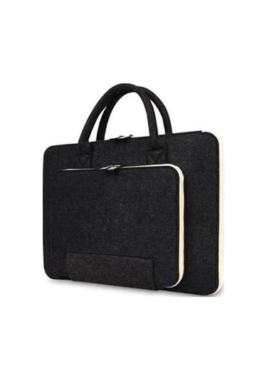 Dizüstü Bilgisayar Çantası Dizüstü Bilgisayar Çantası Keçe Dizüstü Bilgisayar Kılıfı Dizüstü Bilgisayar Çantası Saplı El Çantası Schwarz,15.6 Siyah