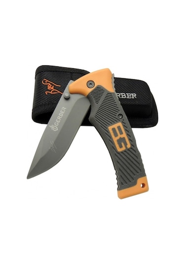 Gerber Bear Grylls 113 Turuncu Kamp Çakı 21CM - Manuel, Kemerlikli Turuncu