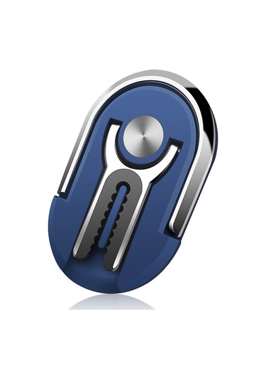 Suofeng Araç Havalandırma Girişi Telefon Tutucusu - 360 Dönüşümlü Zincirli Allyuminyum - El İle Kullanıma İhtiyaç Olmadan Navigasyon - Mavi