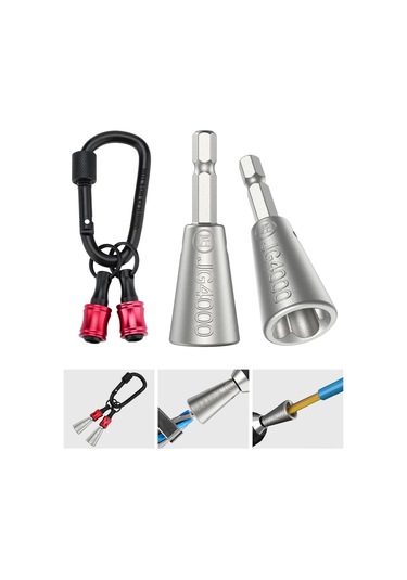 Hangfox Alüminyum Anahtar Zinciri Uzatma Çubuğu 500g Taşıma + Tel Sarma Aracı Seti 2 Adet - Profesyonel Elektrik Ve Tamir İşleri