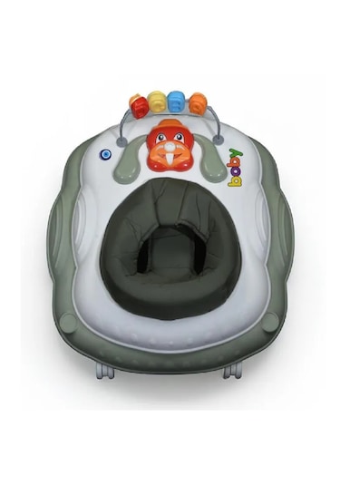 Boby Müzikli Oyuncaklı Kademeli Yürüteç Çocuk Yürüteci Yeşil