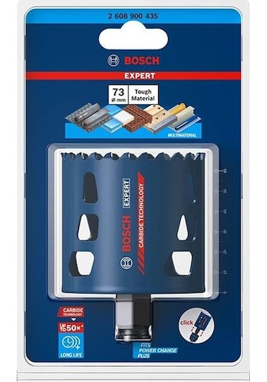 Bosch 73 Mm Expert Sert Malzemeler İçin Panç 2608900435