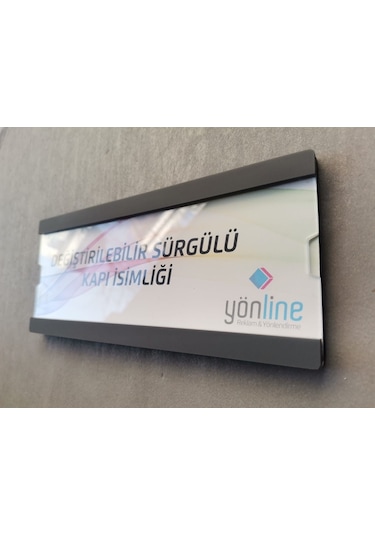 Değiştirilebilir Sürgülü Kapı Isimliği