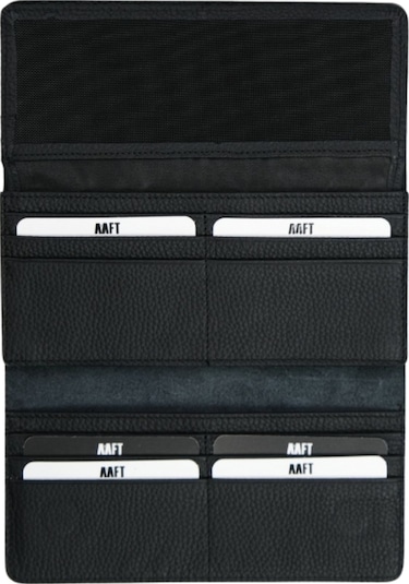 Mft Leather Hakiki Deri El Portföyü Cüzdan Hilton 8926 Flother Mat Siyah