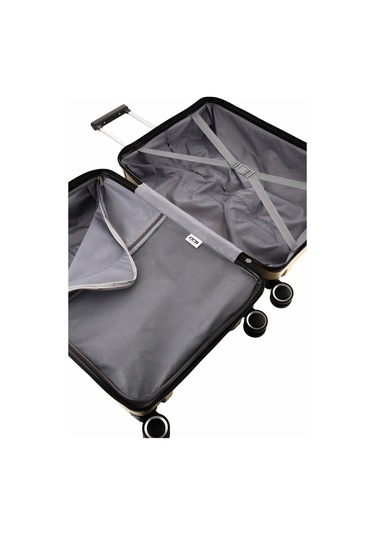 Bej Ççs 5225 Polipropilen Büyük Boy Valiz Bej