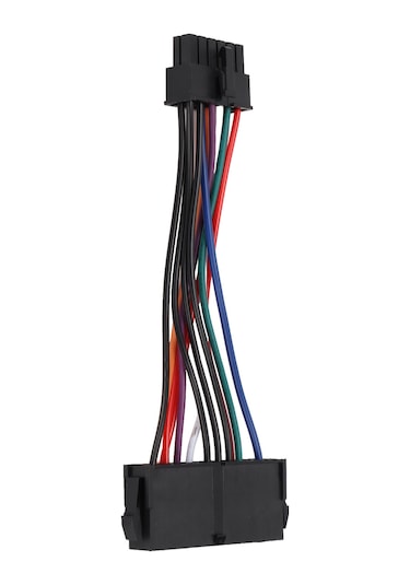 Mufunye Lenovo Q77/b75/a75/q75 Anakartı İçin 24pin Atx'den 14pin'e Çevirici Kablosu, 18awg Bakır Tel, 15cm Uzunluk, Plug & Play Güvenlik Kilitli