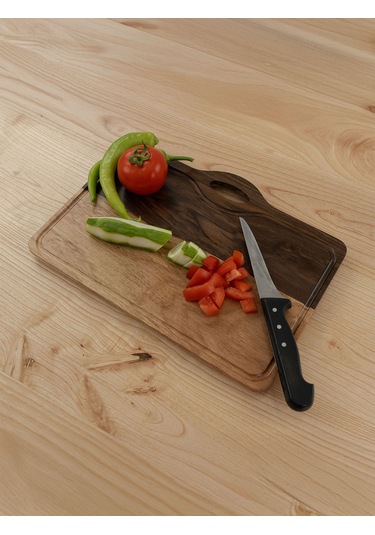 Ahşap Çanta Kesme & Sunum Tahtası