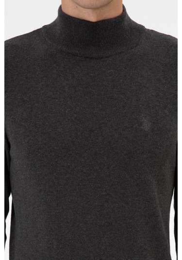 U.s. Polo Assn. Erkek Antrasit Melanj Kazak /triko 50313712-vr081 Antrasit Melanj