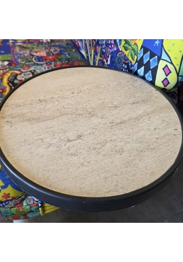 Yan Sehpa Oval Yuvarlak Sehpa 5097