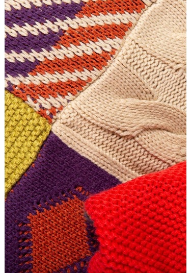 Peraluna Özel Tasarım Patch Tv Battaniyesi 114X168 Cm-114 X 168 Karışık