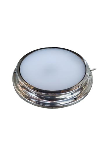 Tekne Ve Karavan Tavan Lambası. Krom Kabin Işığı. Anahtarlı 155Mm Krom