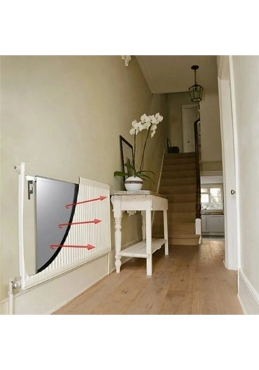 3 Adet Petek Radyatör Arkası Folyo Plaka Kalorifer Arkalığı Alüminyum Isı Yalıtım Folyosu 100x50 Cm