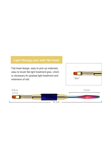 Reedark Çift Uçlu Kedi Gözü Tırnak Sanat Kalemi - Profesyonel Çizim Ve Karıştırma İçin